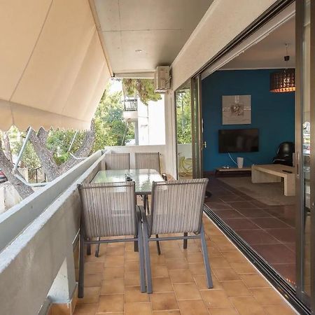 Glyfada Glass-Walled Designed Apt Athene Buitenkant foto
