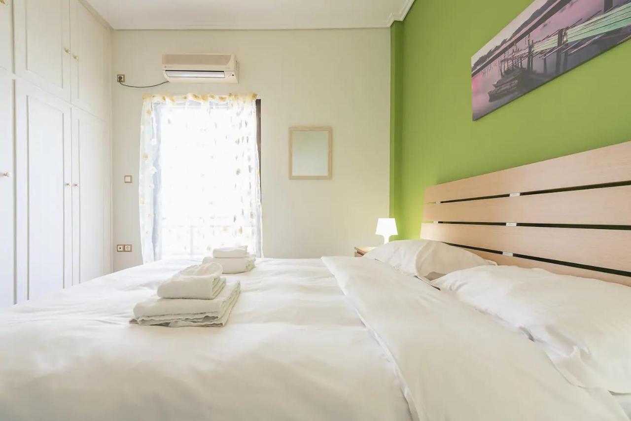 Glyfada Glass-Walled Designed Apt Athene Buitenkant foto